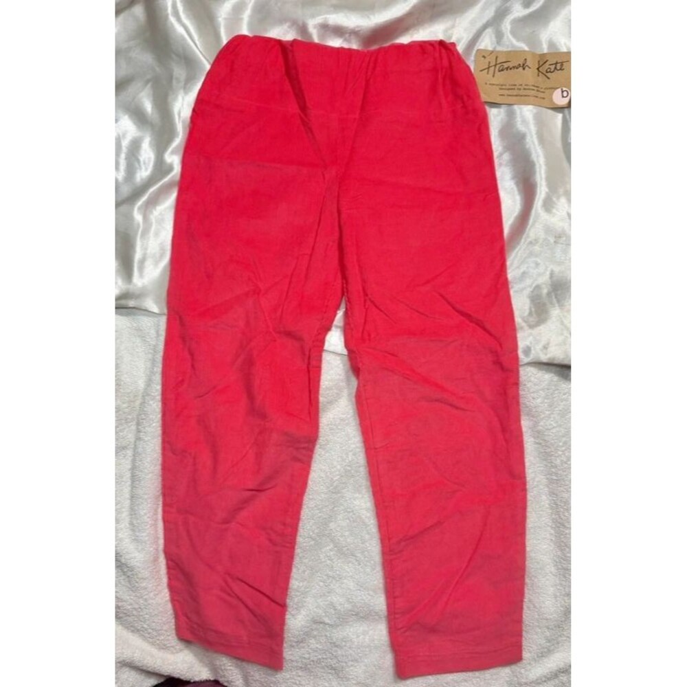 Hannah Kate NWT Pink Orange Parker Pants Corduroy Sz 6